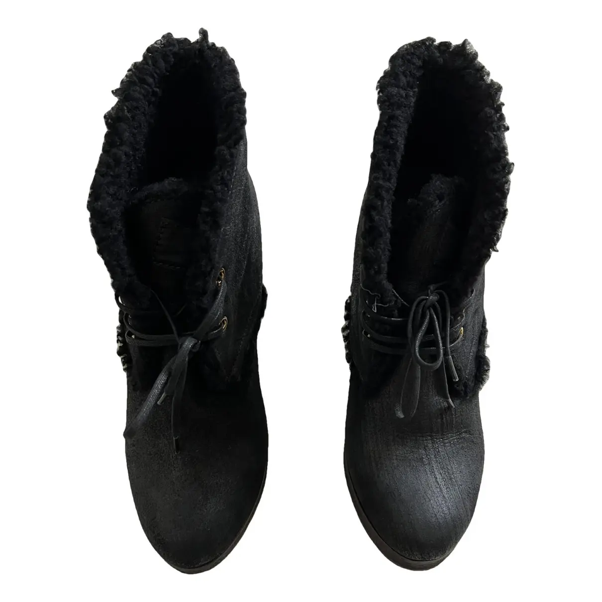 Leather snow boots Prada