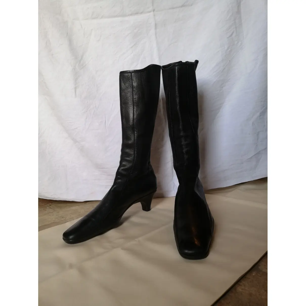 Prada Leather boots for sale - Vintage