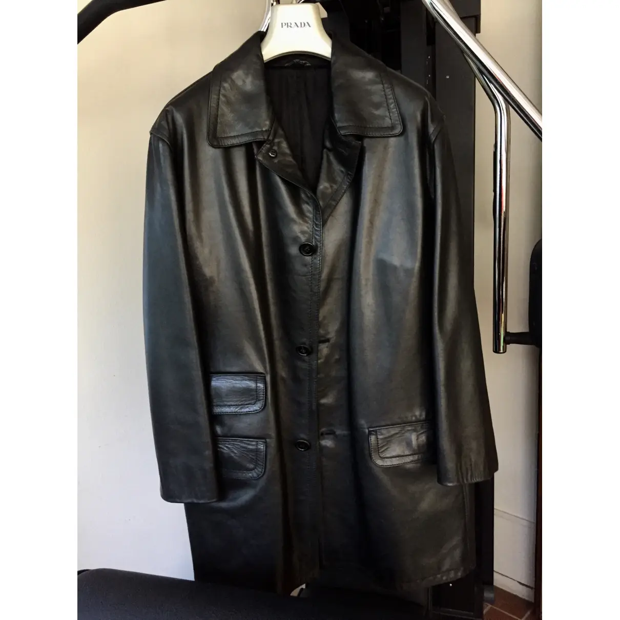 Buy Prada Leather coat online
