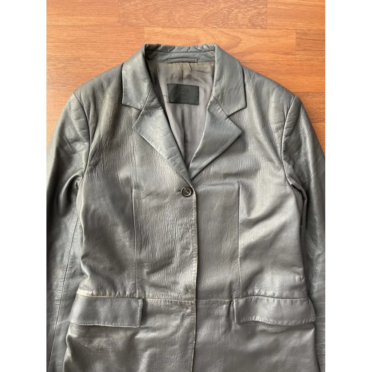 Buy Prada Leather coat online - Vintage
