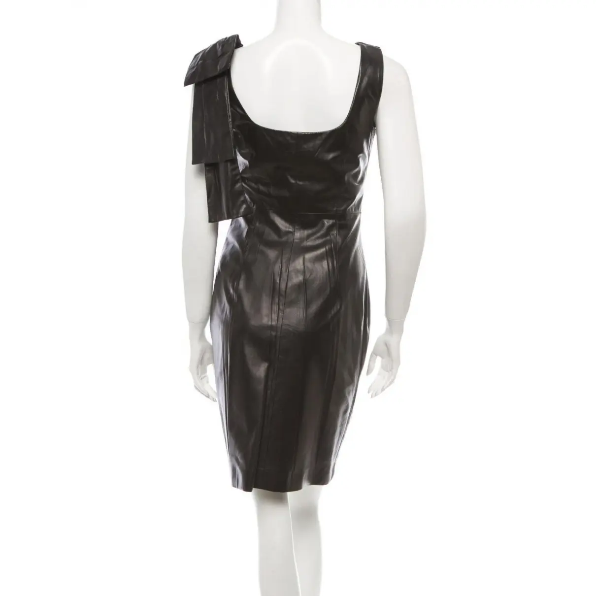 Prada Leather mini dress for sale