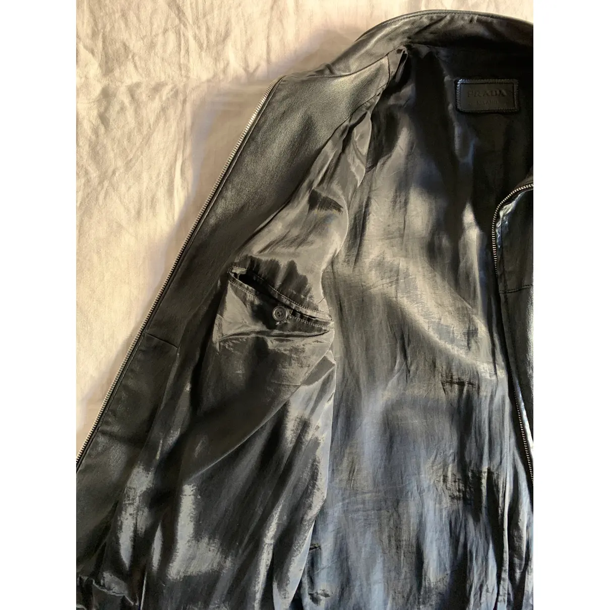 Leather vest Prada
