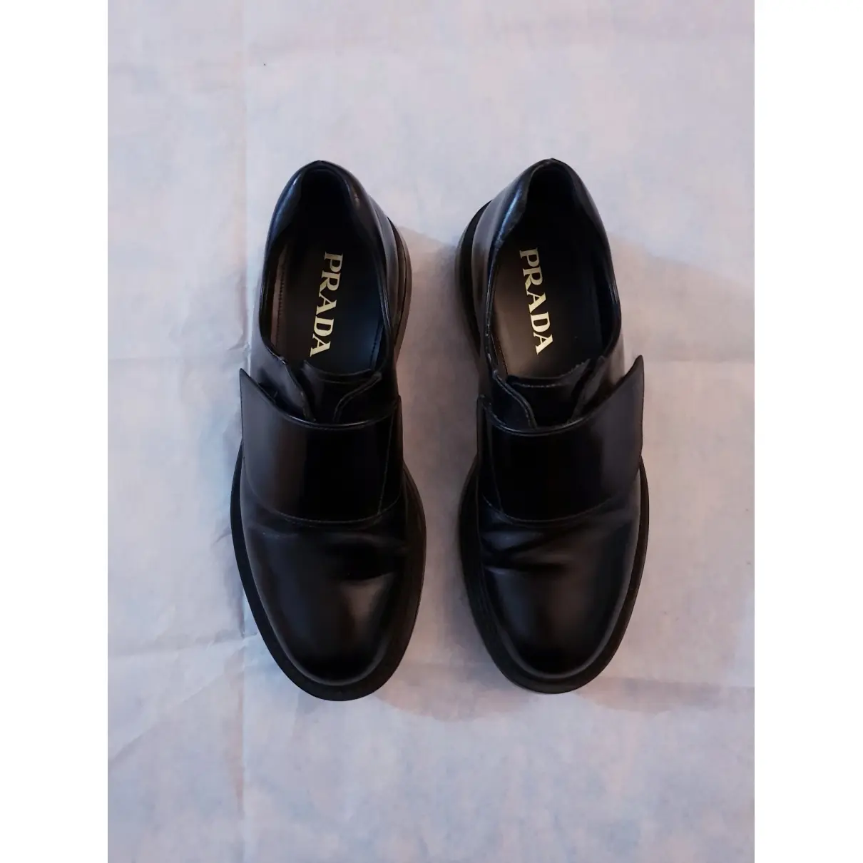 Prada Leather lace ups for sale