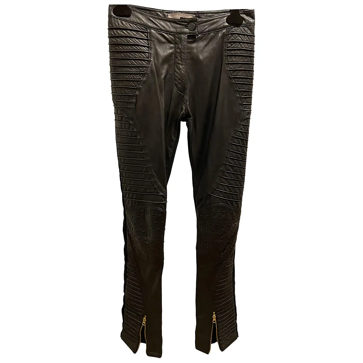 Leather large pants Preen by Thornton Bregazzi
