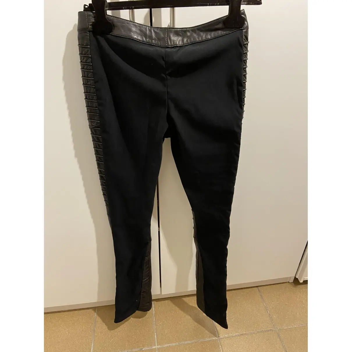 Preen by Thornton Bregazzi Leather large pants for sale