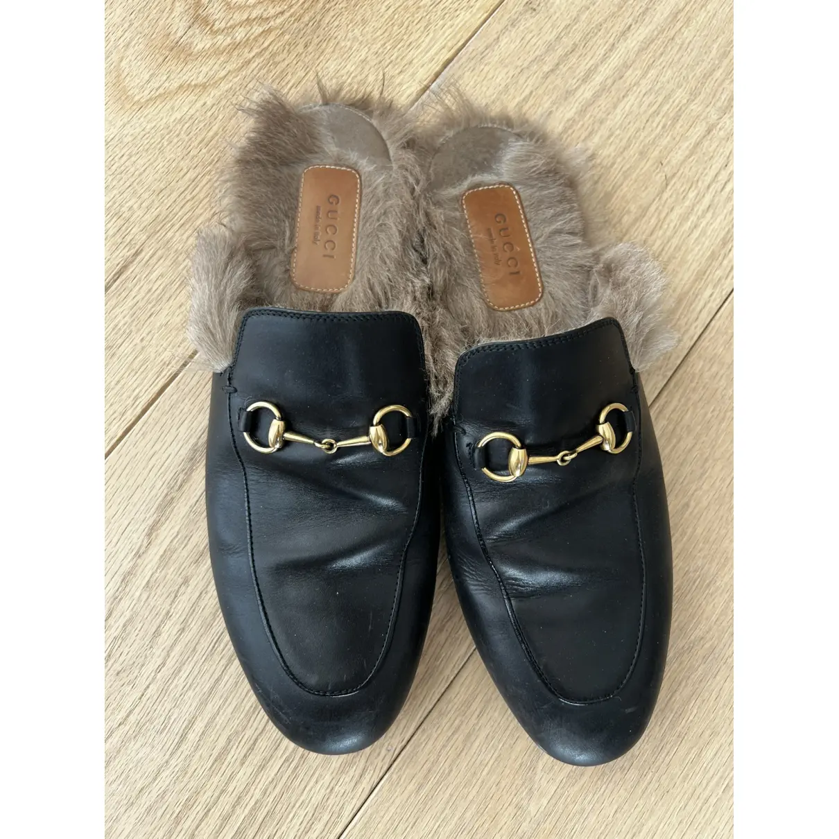 Buy Gucci Princetown leather sandals online