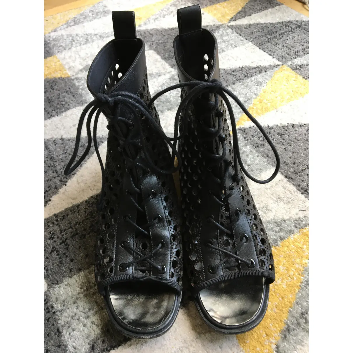 Leather lace up boots Proenza Schouler