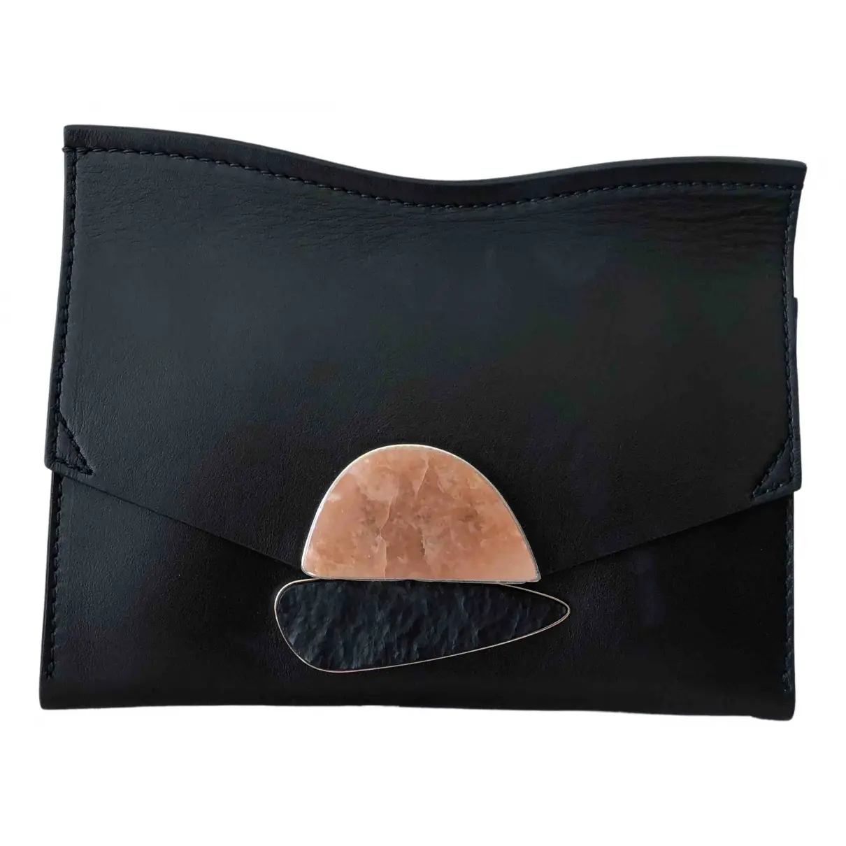 Leather clutch bag Proenza Schouler