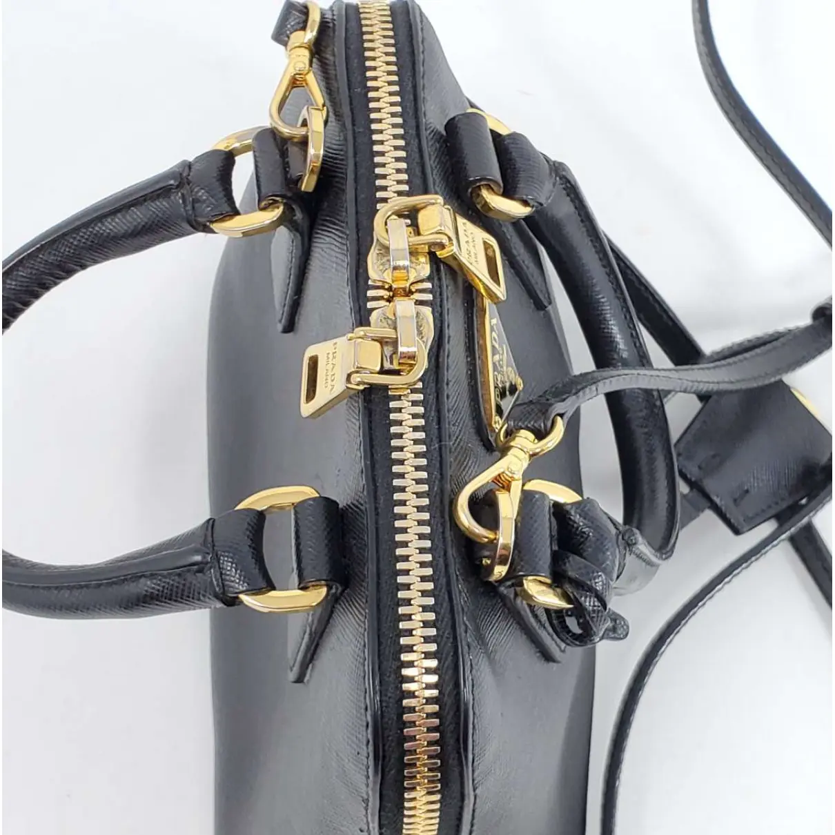 Buy Prada Promenade leather handbag online