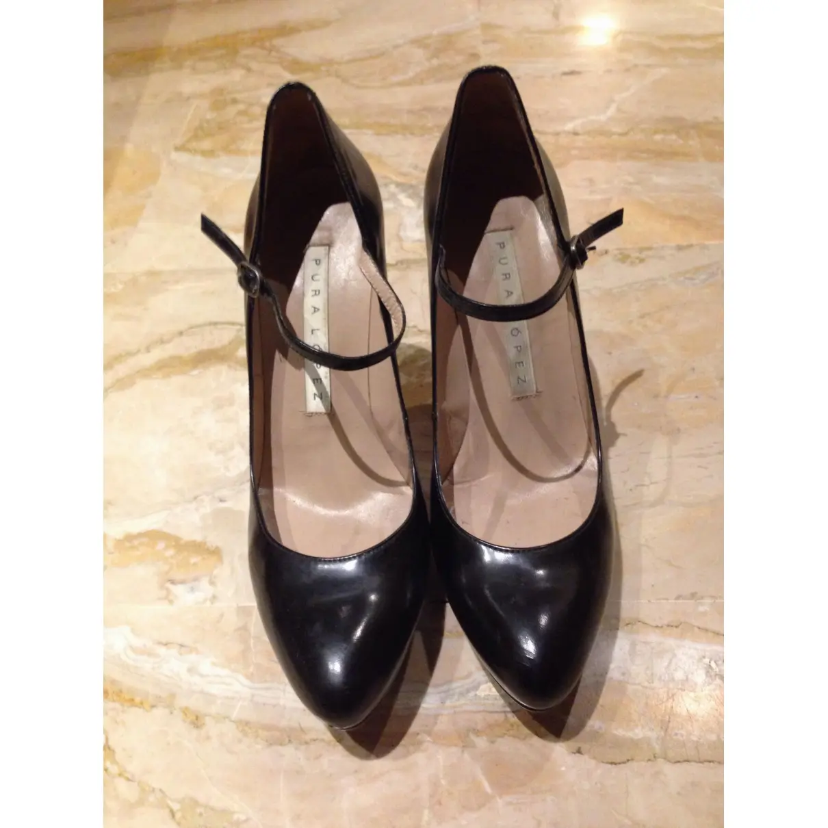 PURA LOPEZ Leather heels for sale