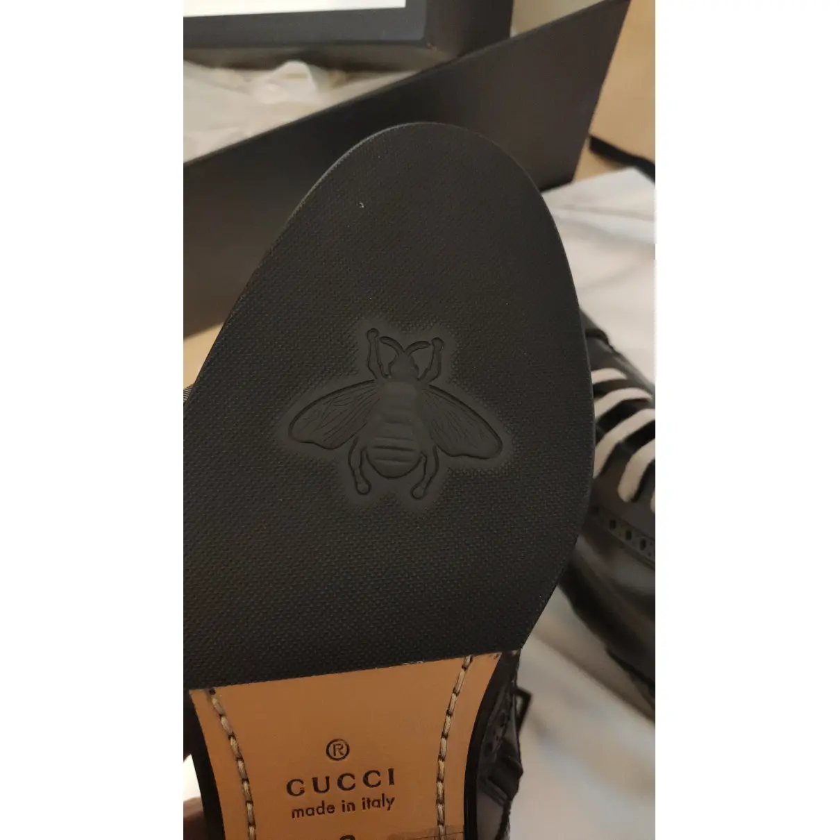 Buy Gucci Queercore leather boots online