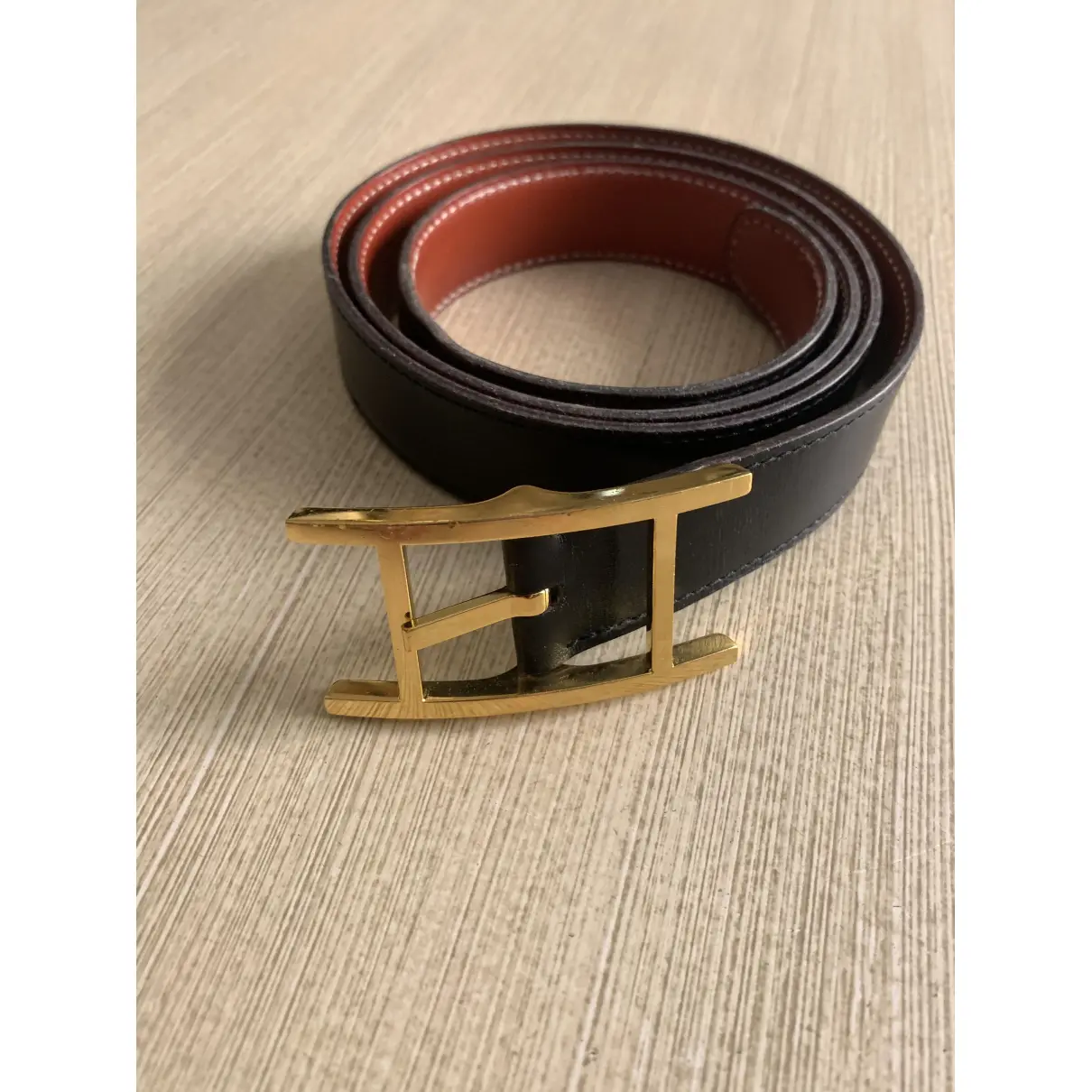 Quentin leather belt Hermès - Vintage