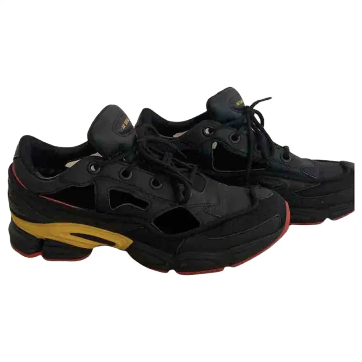 Leather low trainers Raf Simons