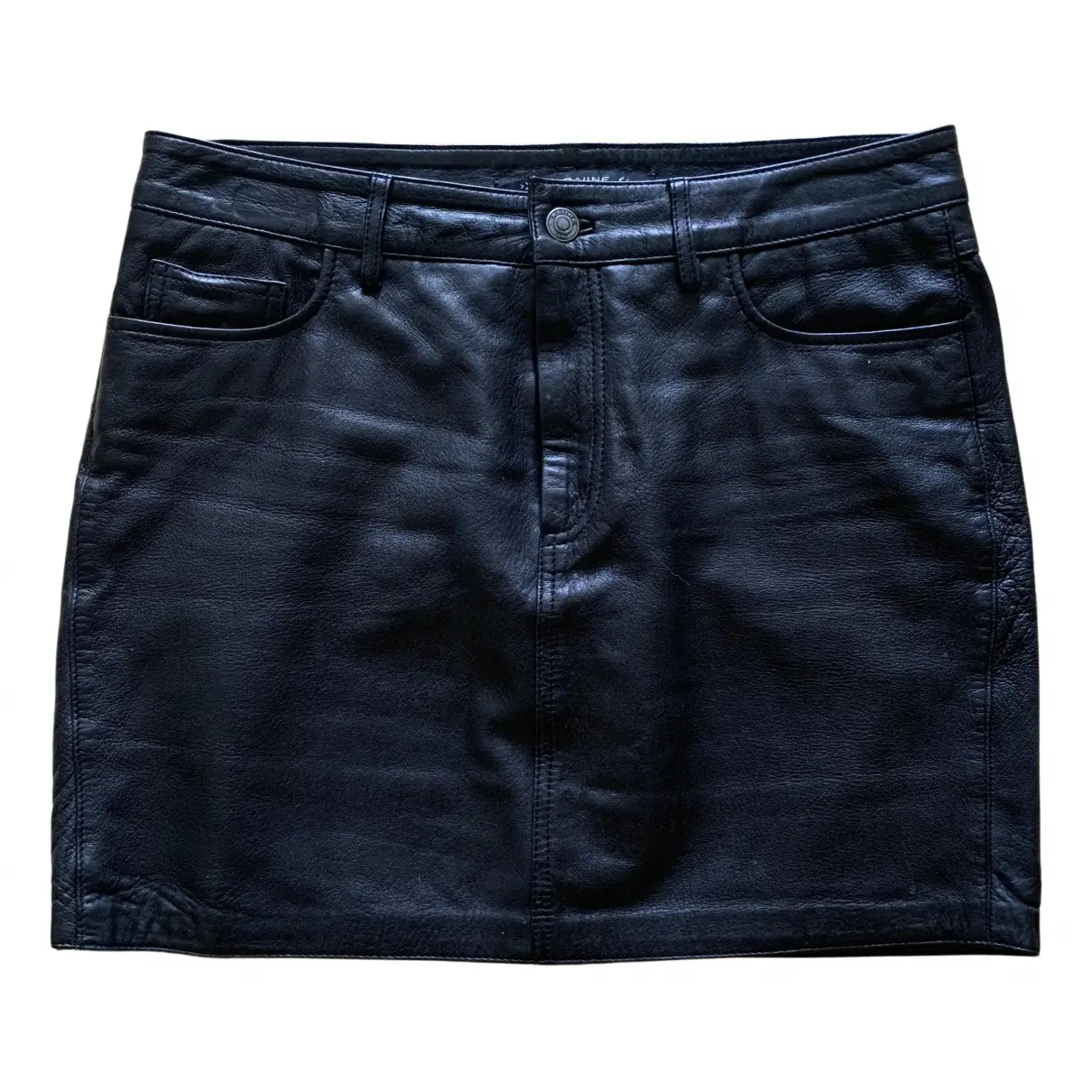 Leather mini skirt Raiine