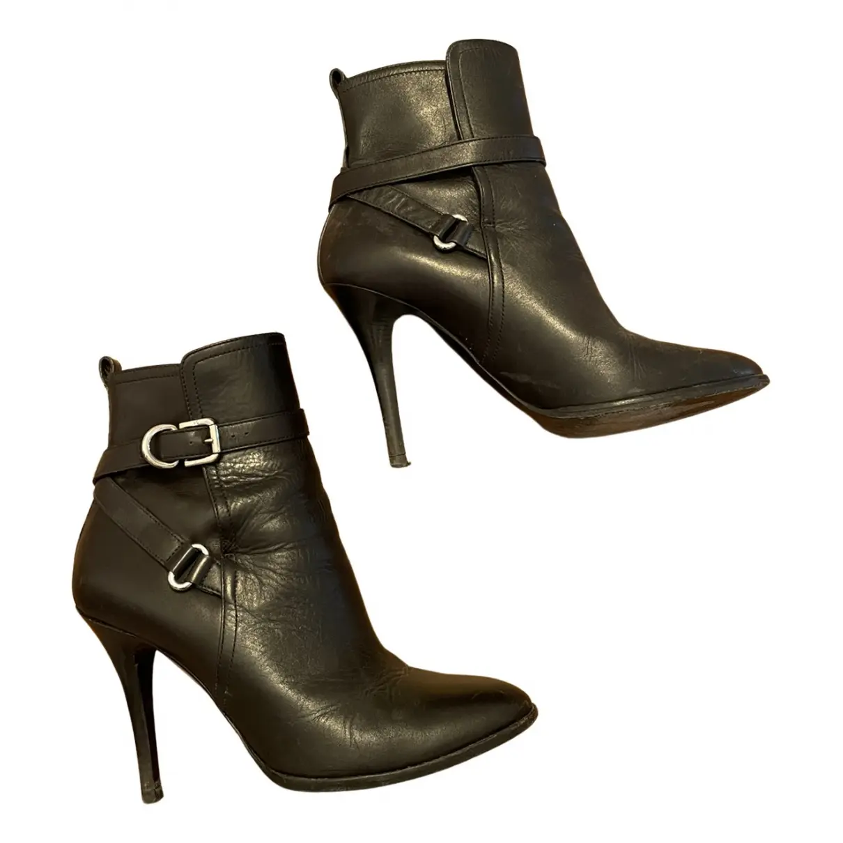 Leather ankle boots Ralph Lauren