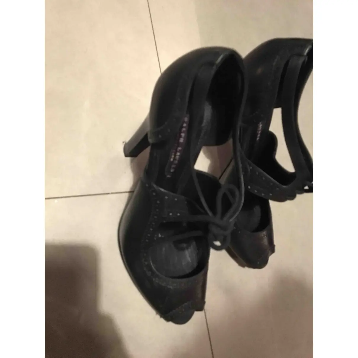 Ralph Lauren Collection Leather heels for sale