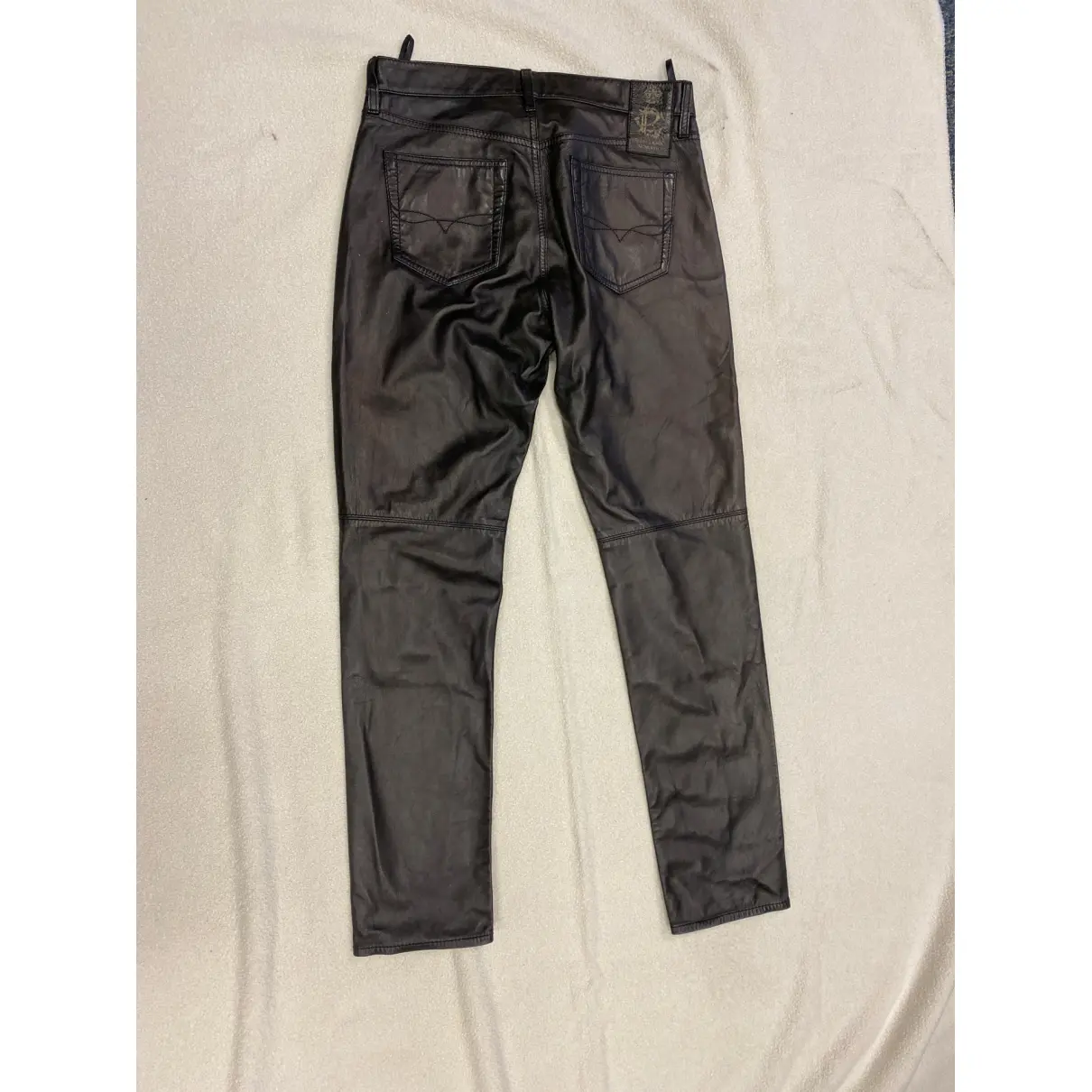 Buy Ralph Lauren Leather straight pants online