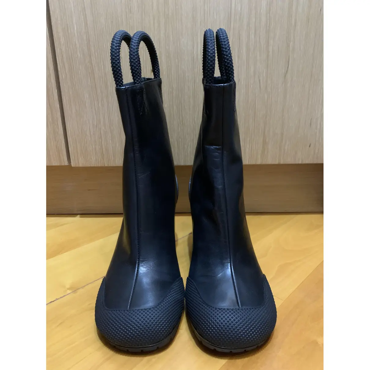 Buy Random Identities Leather ankle boots online