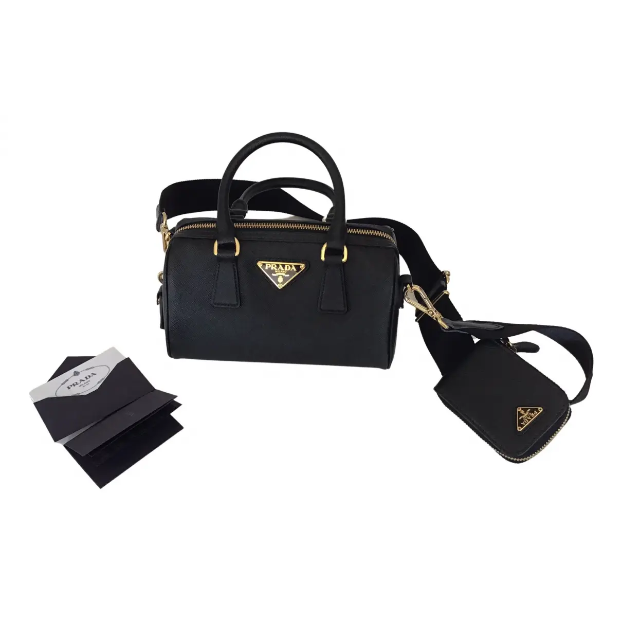 Re-edition leather handbag Prada