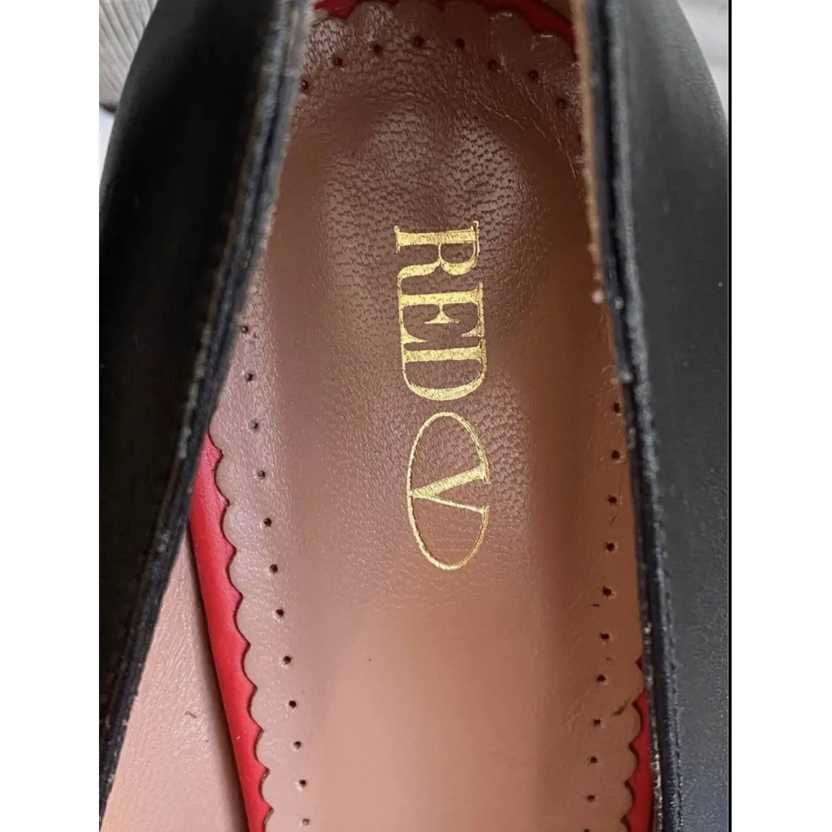 Leather heels Red Valentino Garavani