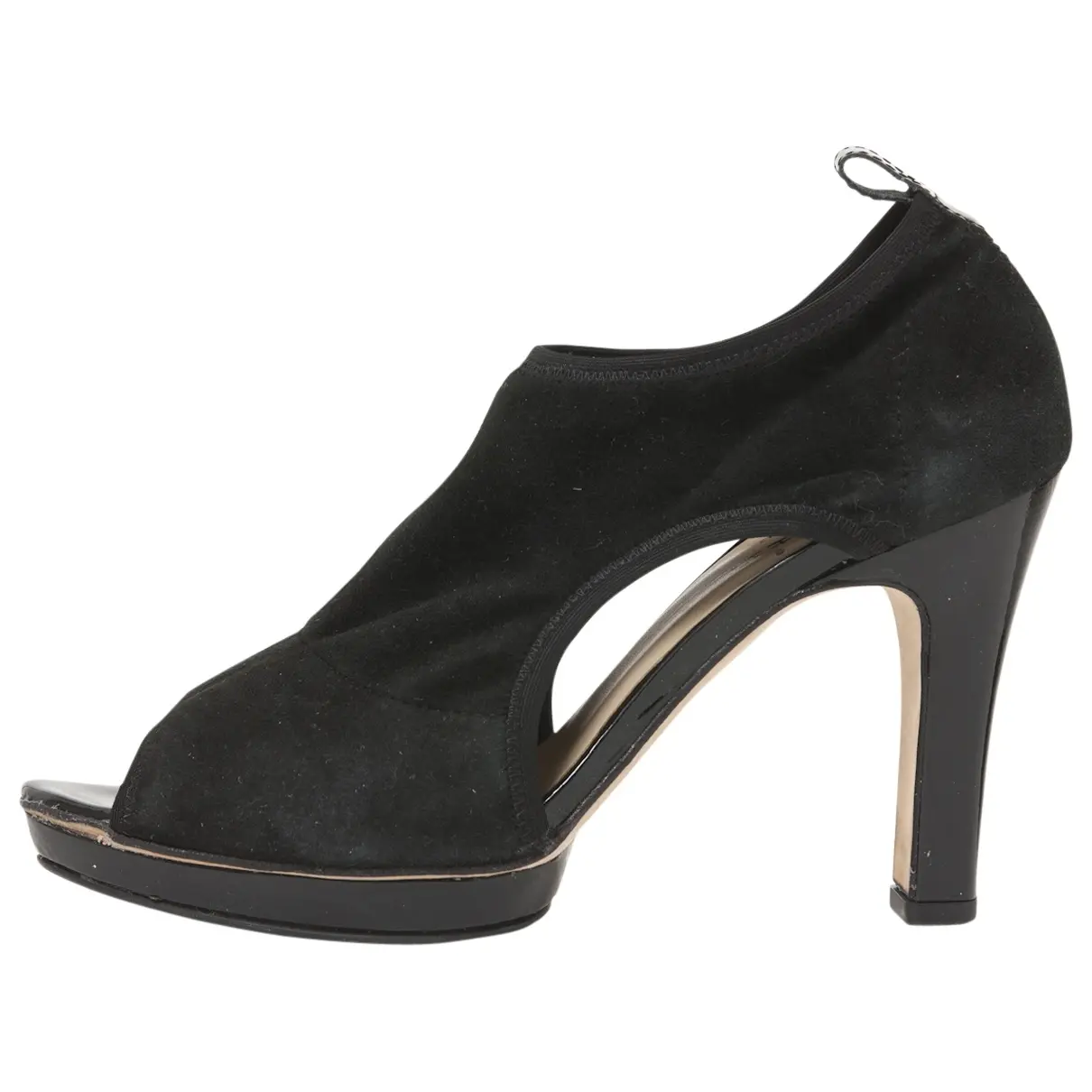 Black Leather Heels Repetto