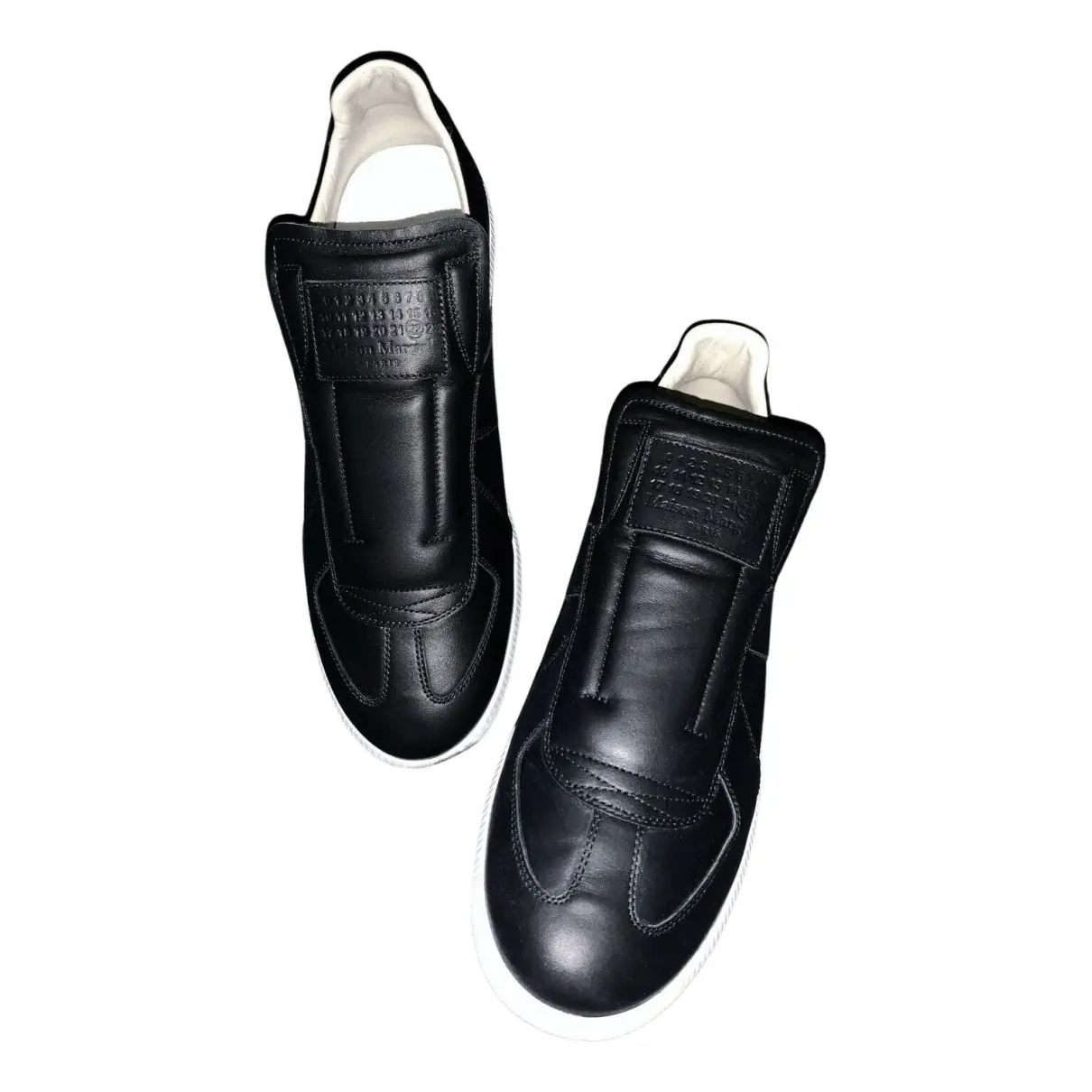 Replica leather low trainers Maison Martin Margiela