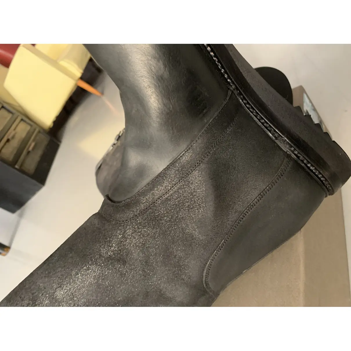 Leather boots Rick Owens