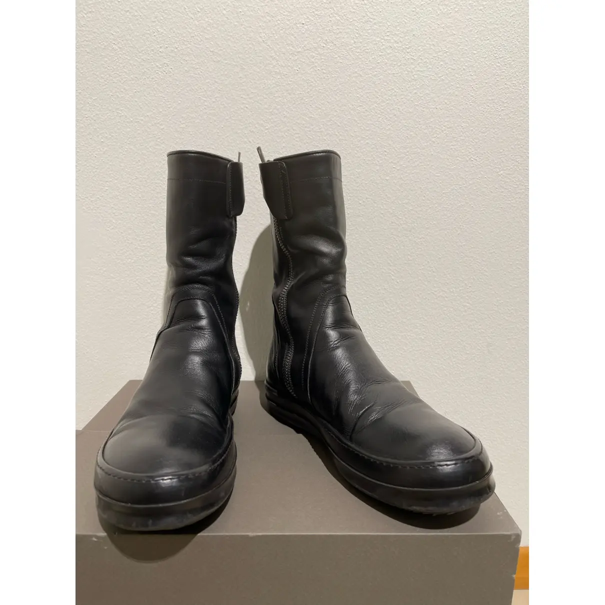 Buy Rick Owens Leather boots online