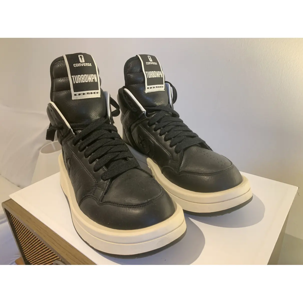 Leather trainers Rick Owens Drkshdw
