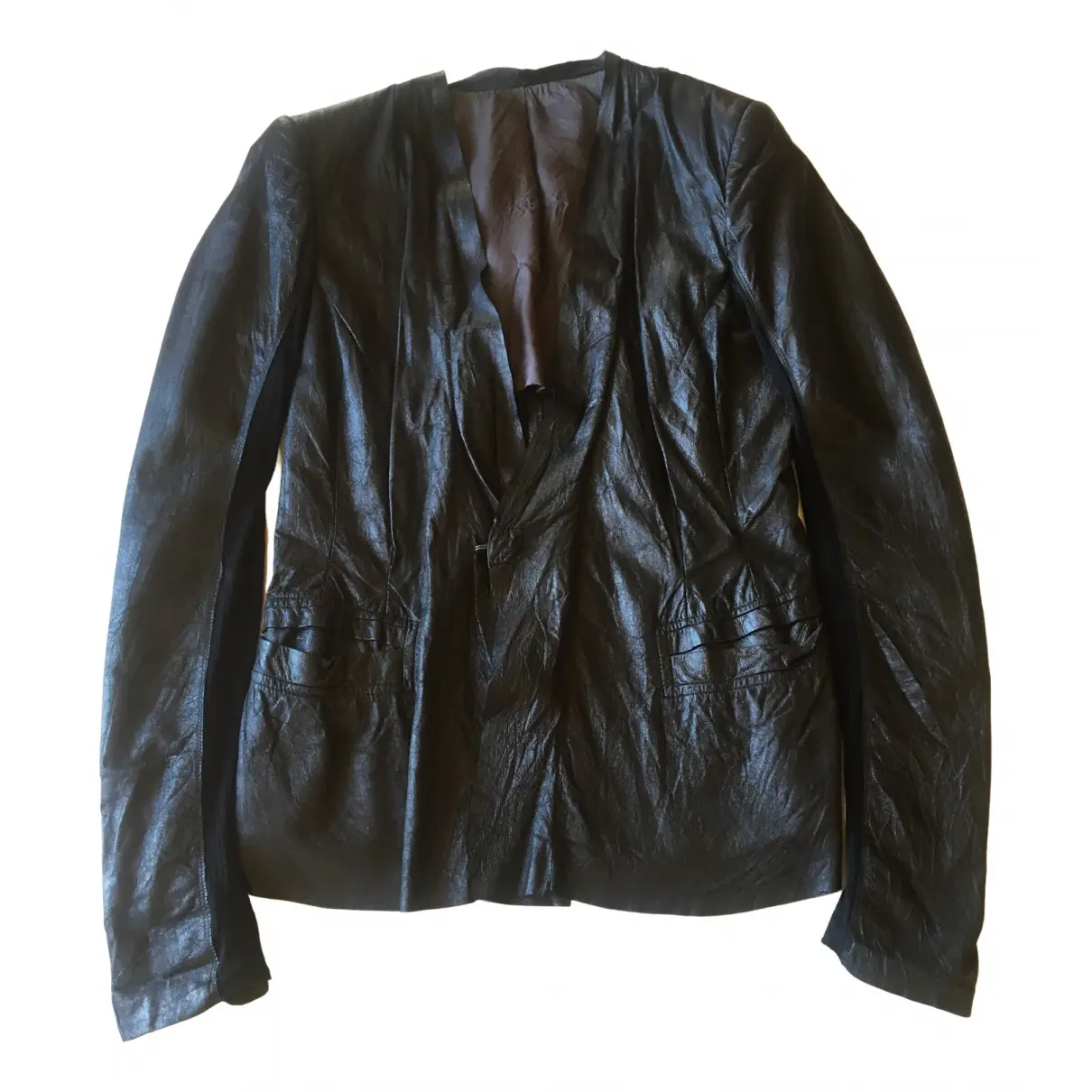 Leather jacket Rick Owens - Vintage