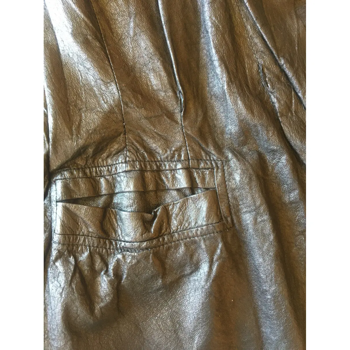 Leather jacket Rick Owens - Vintage