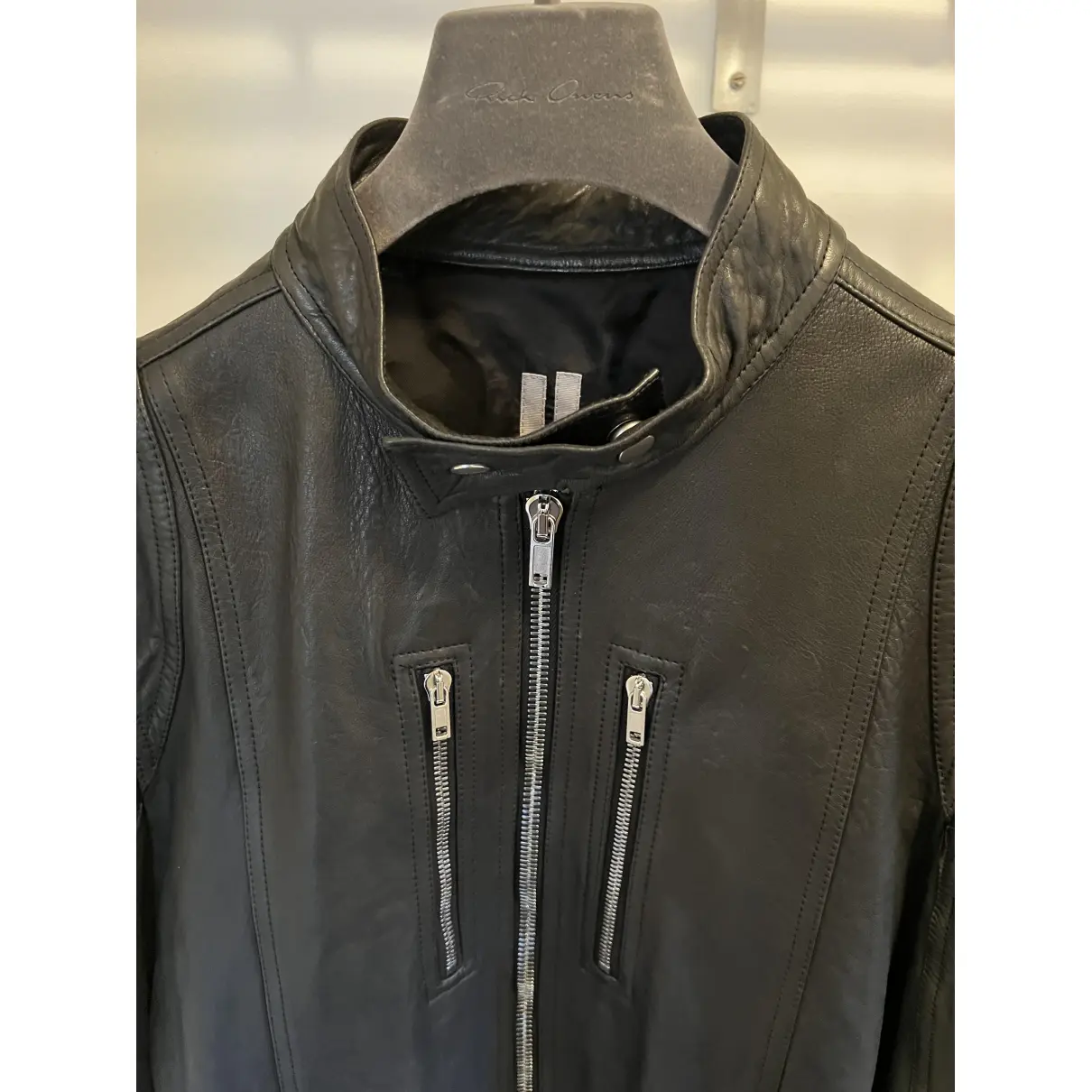 Leather jacket Rick Owens