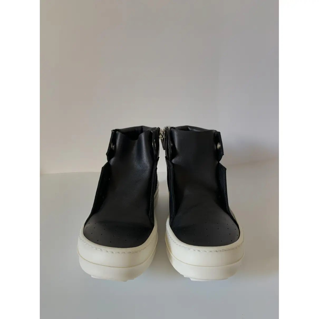 Leather trainers Rick Owens