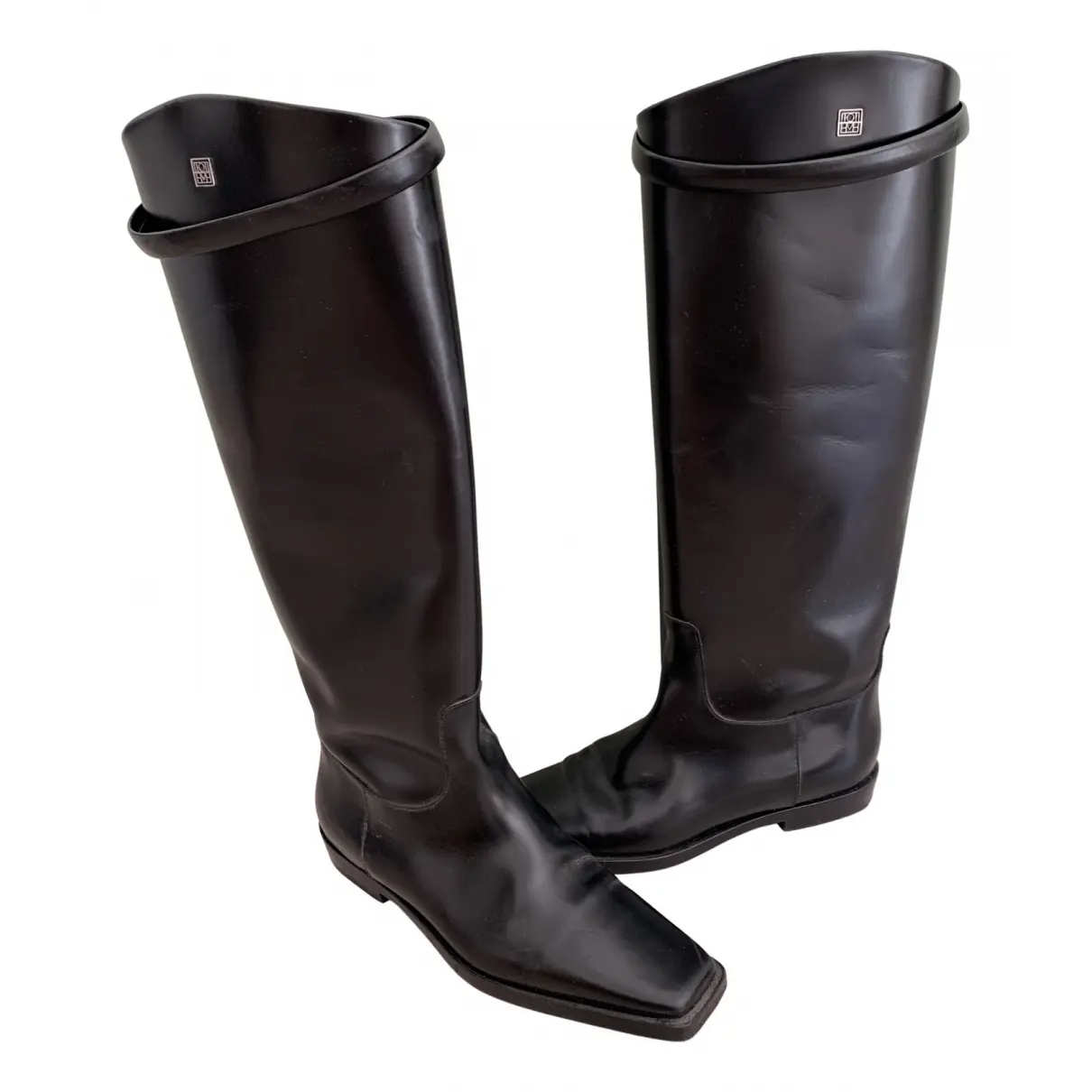 Riding Boot leather riding boots Totême