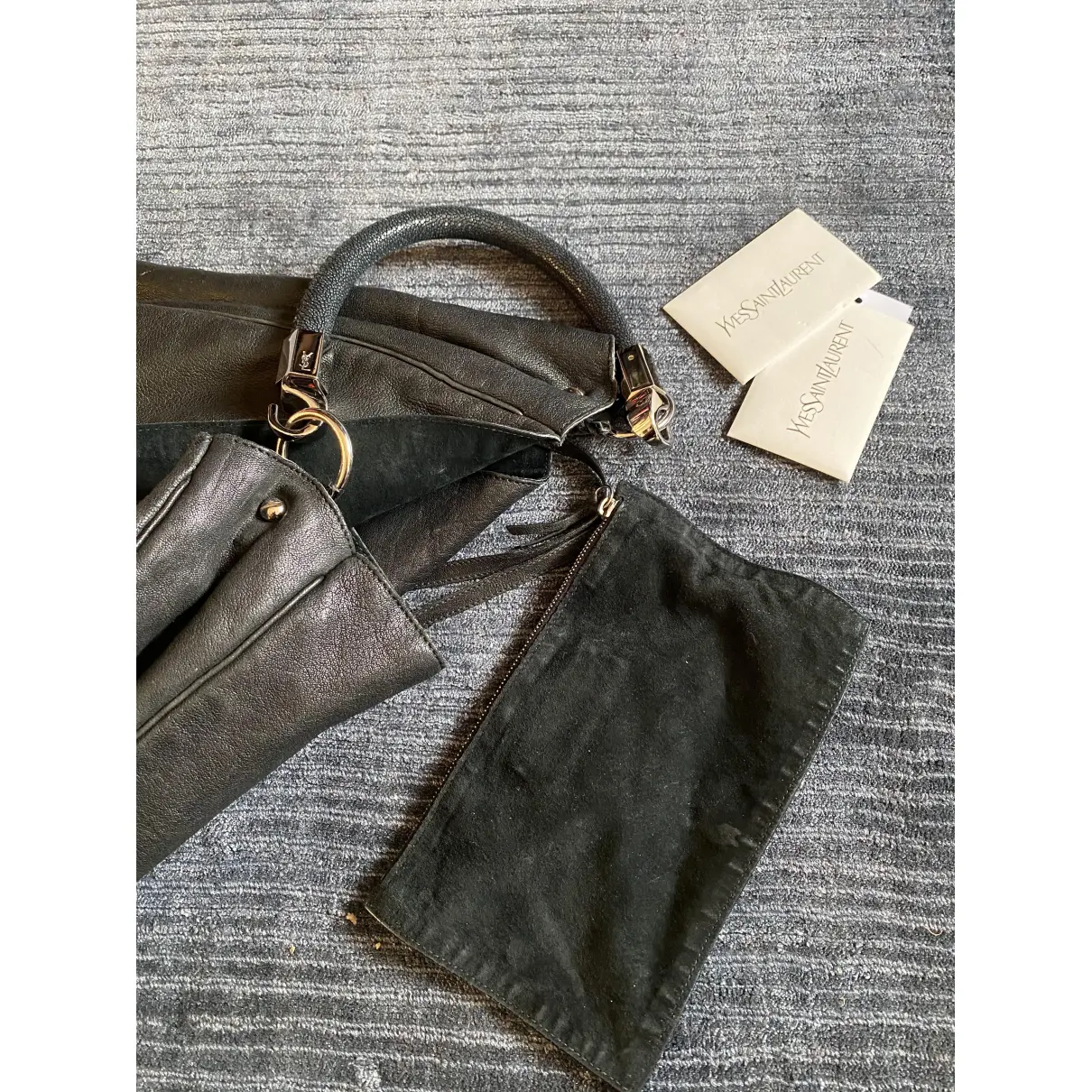 Roady leather tote Yves Saint Laurent - Vintage
