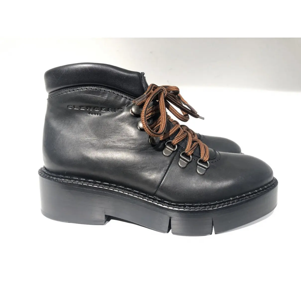 Buy Robert Clergerie Leather lace up boots online