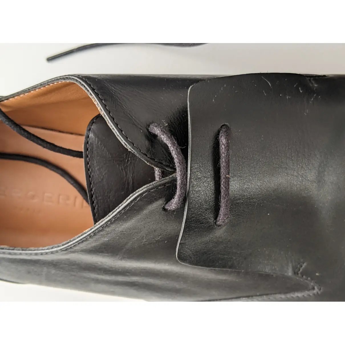 Leather flats Robert Clergerie