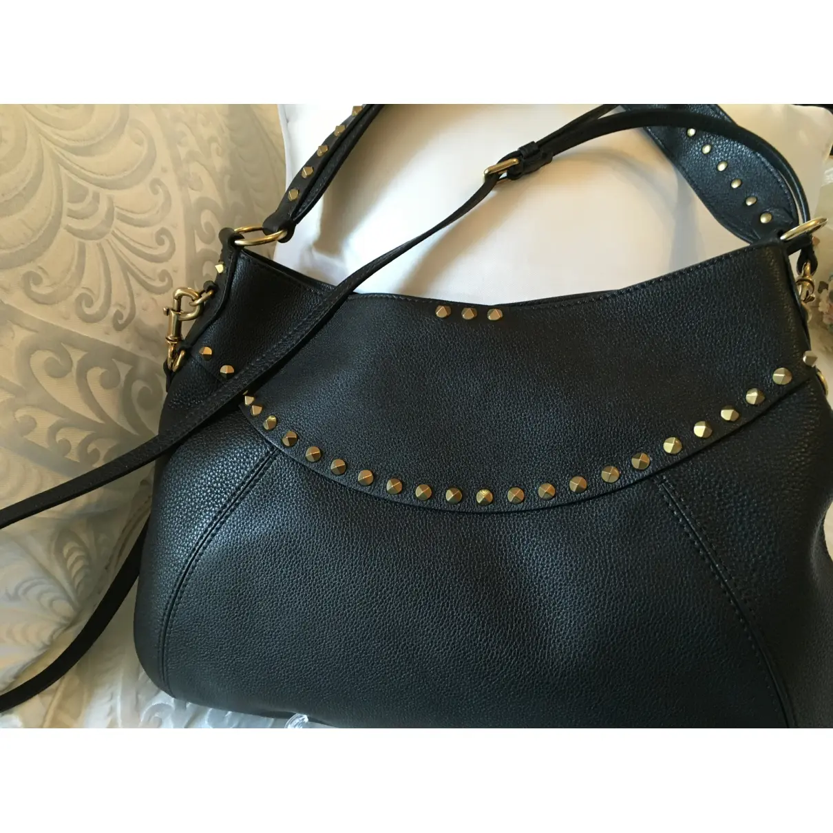 Rockstud Hobo leather handbag Valentino Garavani