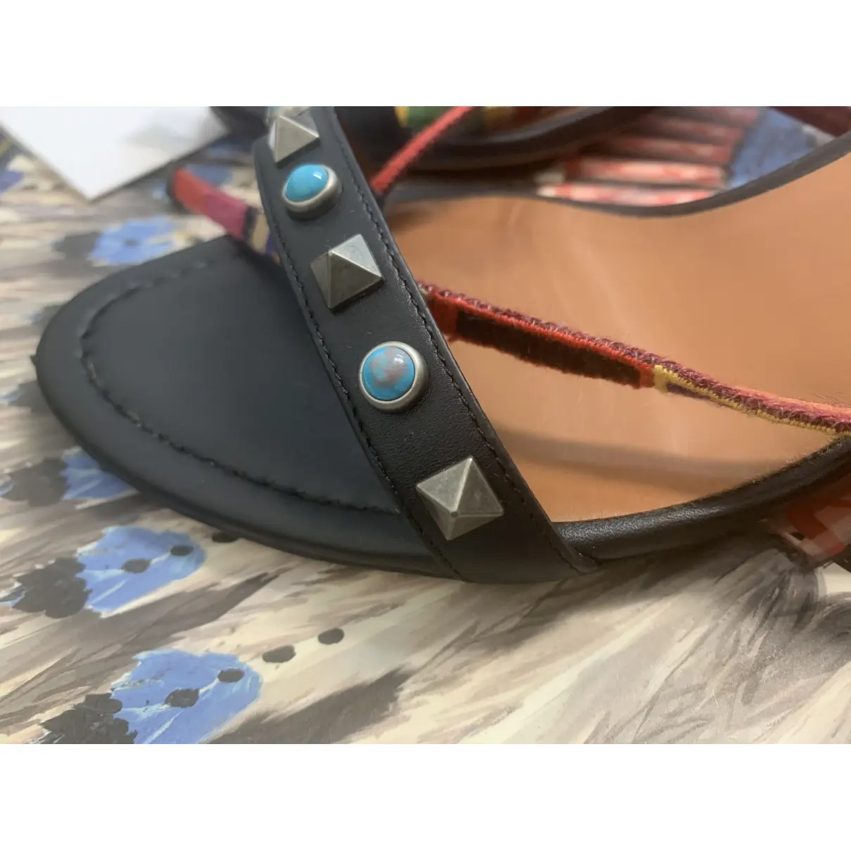 Rockstud leather sandal Valentino Garavani