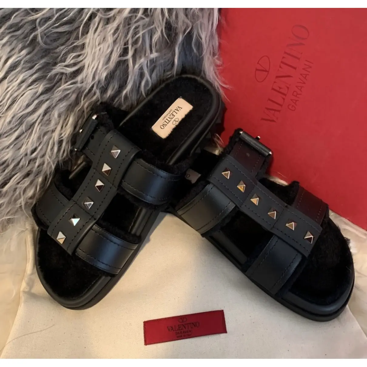 Buy Valentino Garavani Rockstud leather sandal online