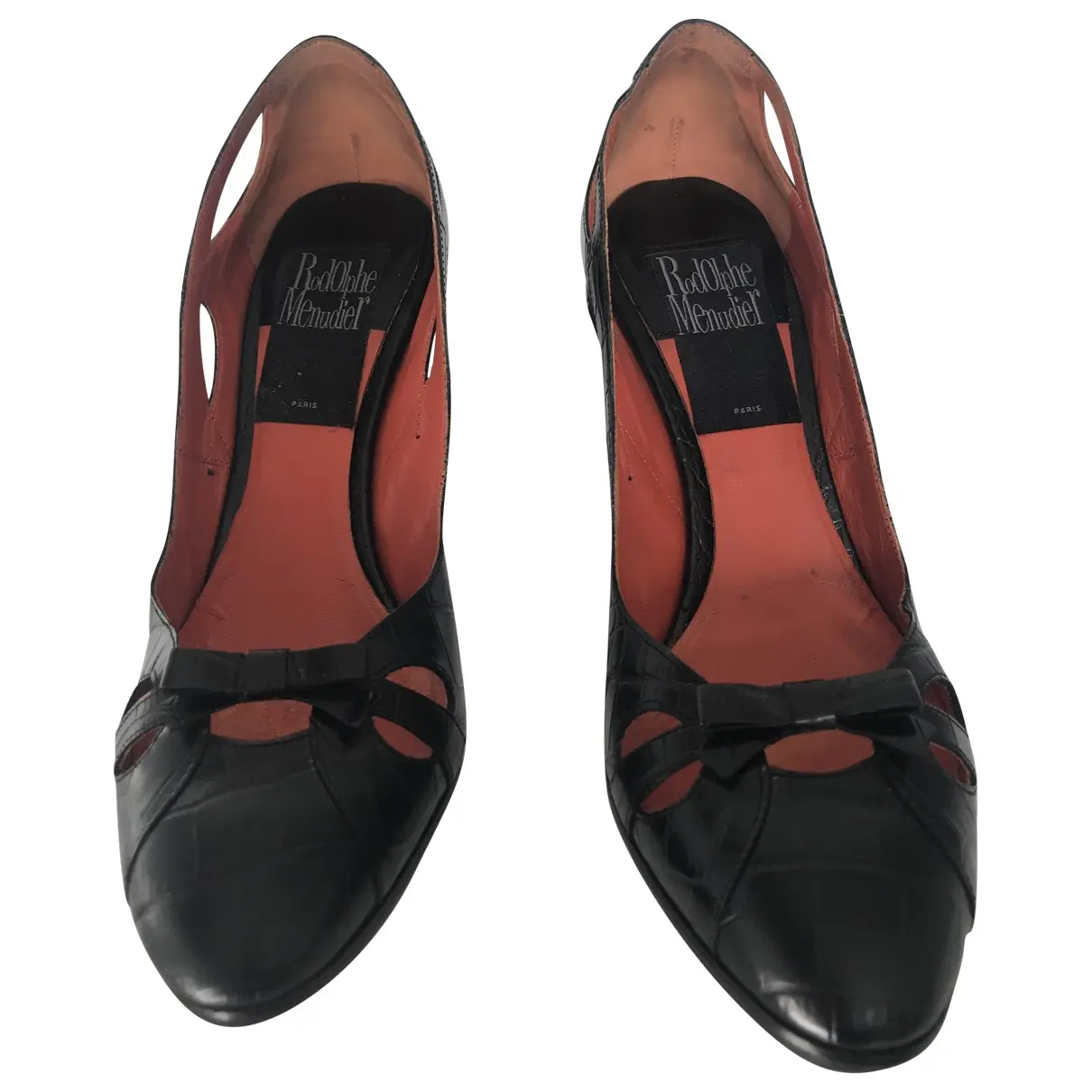 Leather heels Rodolphe Menudier