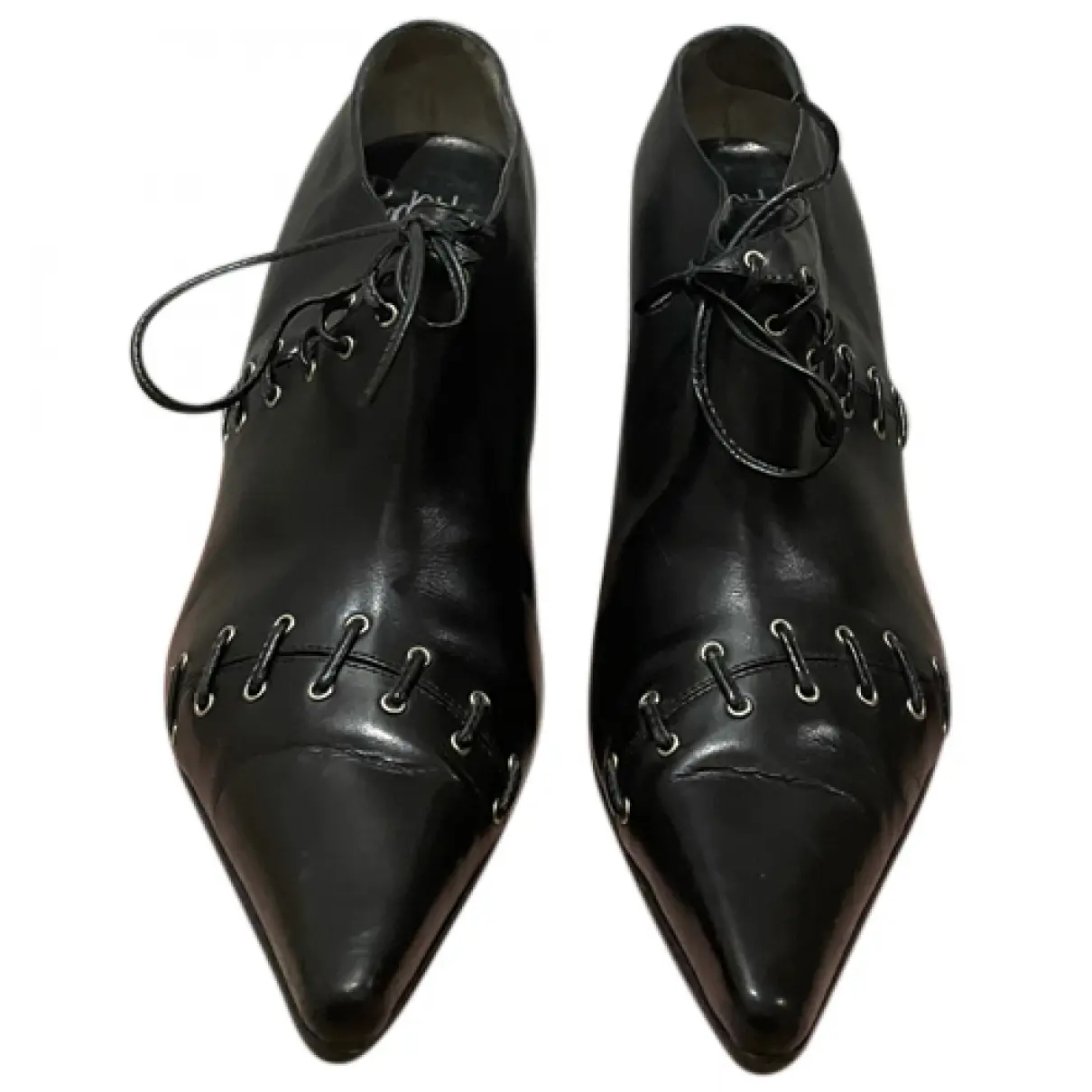 Leather heels Rodolphe Menudier