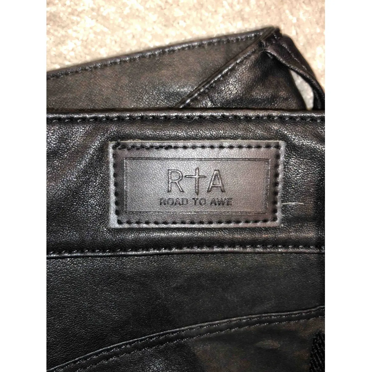 Buy Rta Leather slim pants online