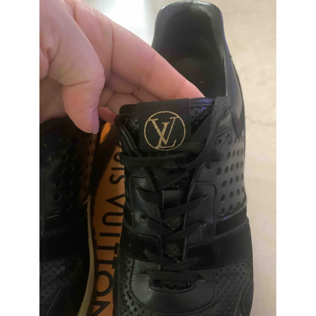 Run Away leather trainers Louis Vuitton