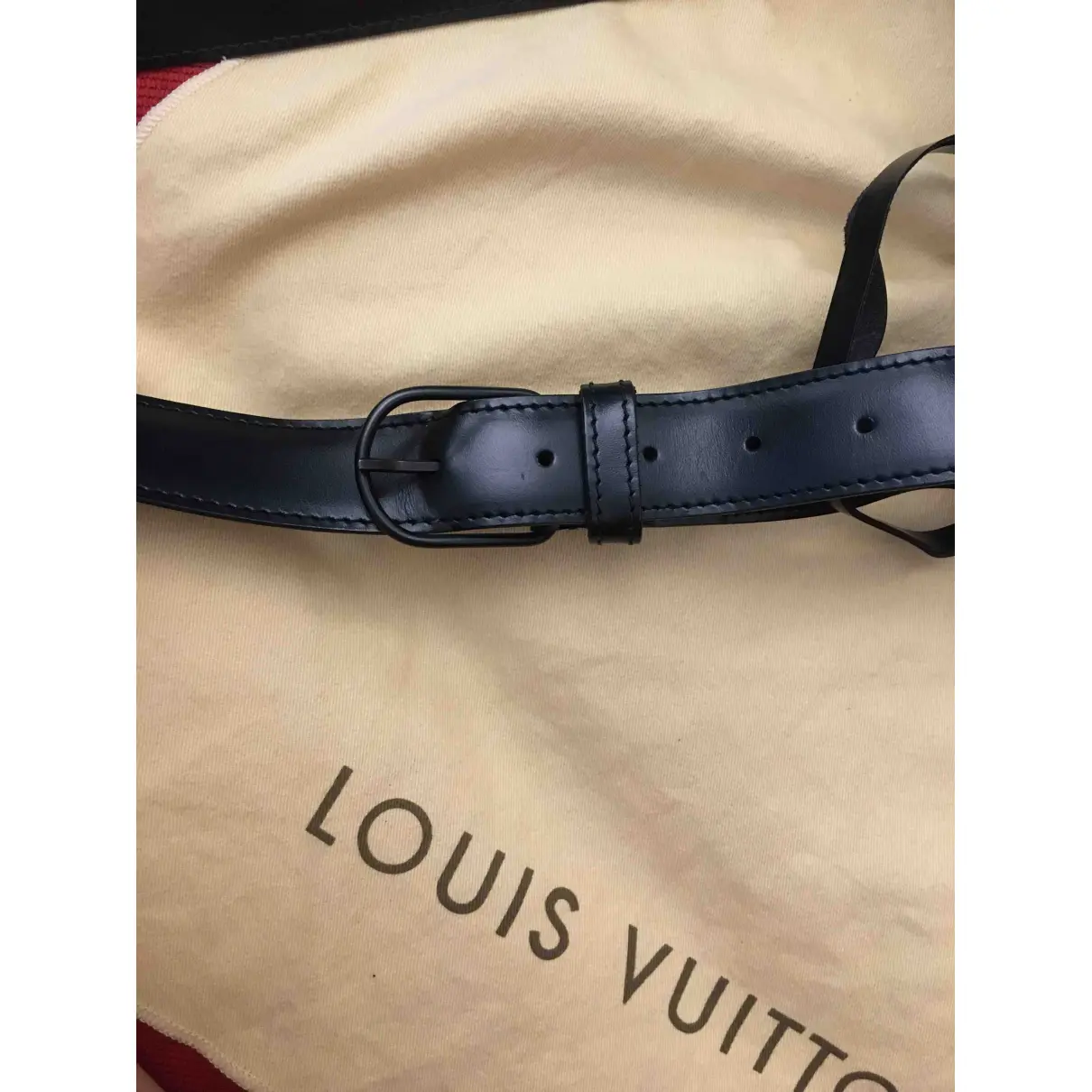 Sac d'épaule leather crossbody bag Louis Vuitton - Vintage