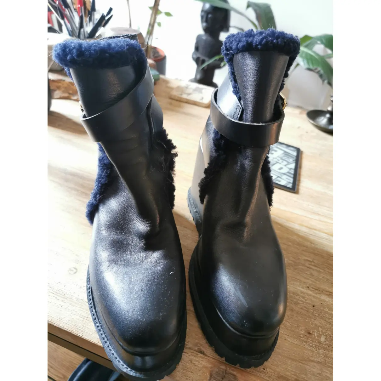 Buy Sacai Leather boots online