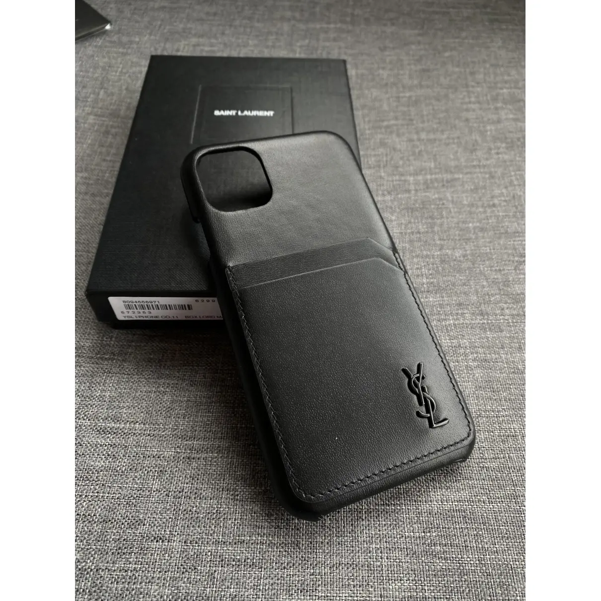 Leather iphone case Saint Laurent