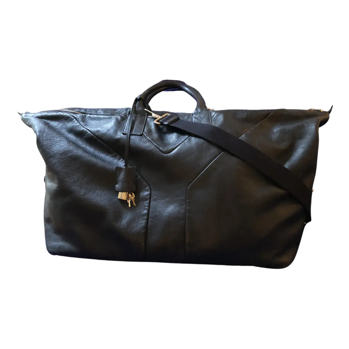 Leather weekend bag Saint Laurent