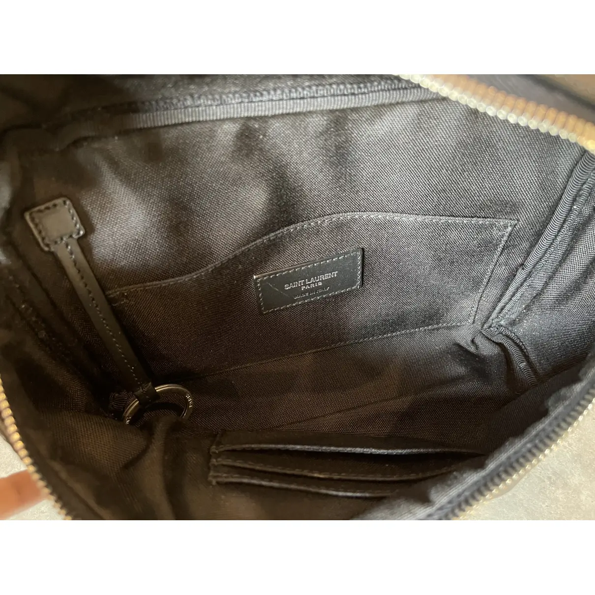 Leather satchel Saint Laurent