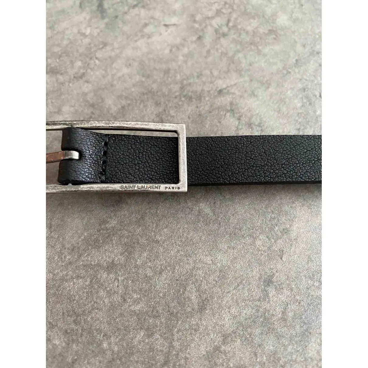 Buy Saint Laurent Leather belt online